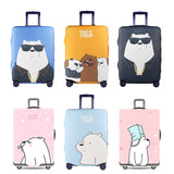 Cute Bear Luggage Cover For 18-32 Size
