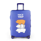 Cute Bear Luggage Cover For 18-32 Size