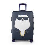 Cute Bear Luggage Cover For 18-32 Size